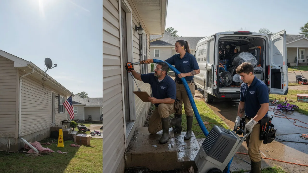 Ceiling Water Damage Restoration in Ulman, MO near me